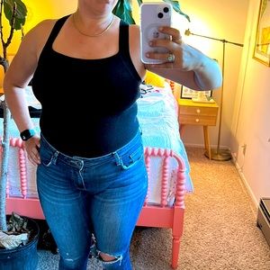 Abercrombie & Fitch black bodysuit